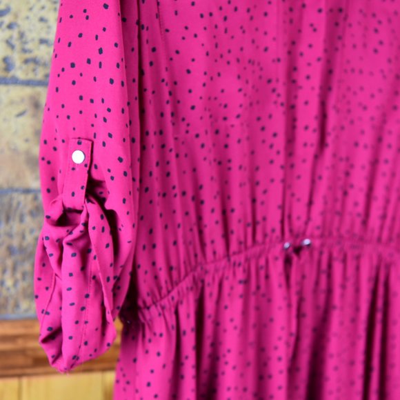 Reitmans Red Polkadot Dress - Picture 6 of 7